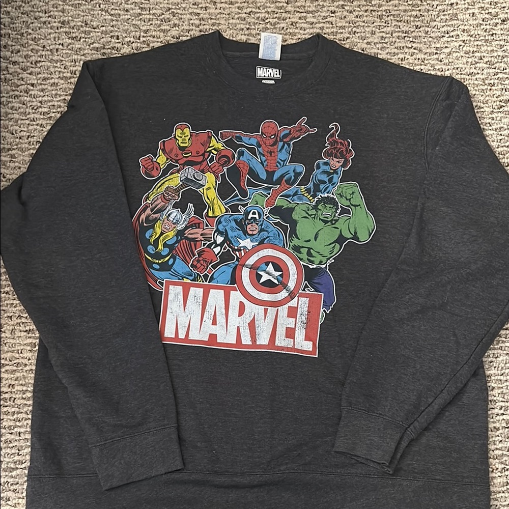 Marvel Superheroes Graphic Sweatshirt